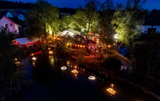 veranstaltung teich in falmmen