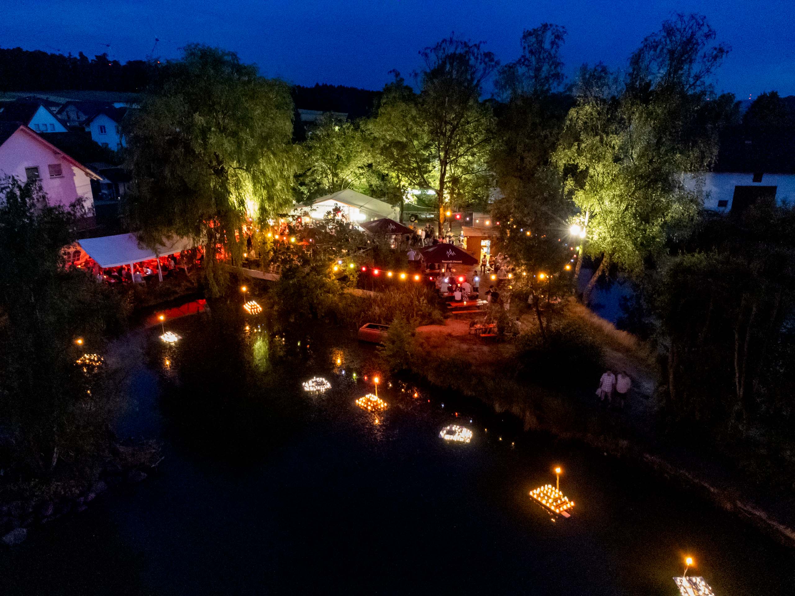 veranstaltung teich in falmmen