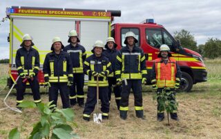 unsere freiwillige feuerwehr im einsatz fuers klima