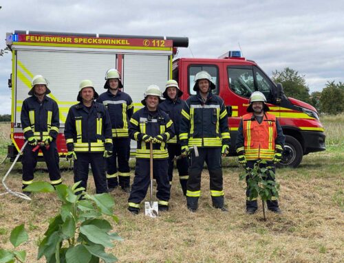 Unsere Feuerwehr im Einsatz für’s Klima