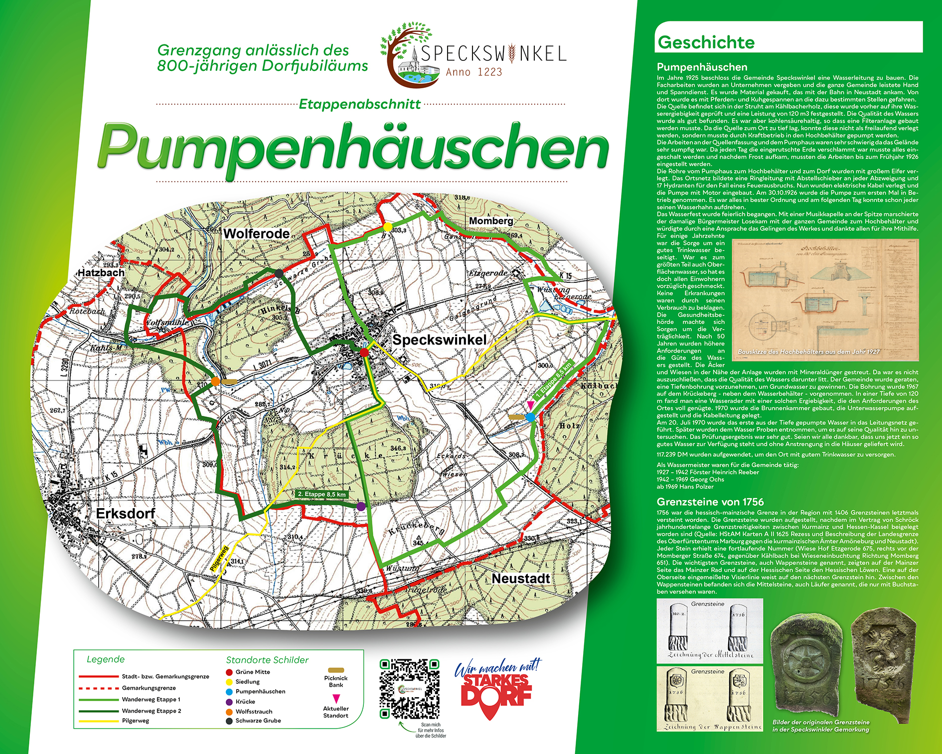 infoschilder grenzgang pumpenhaeuschen