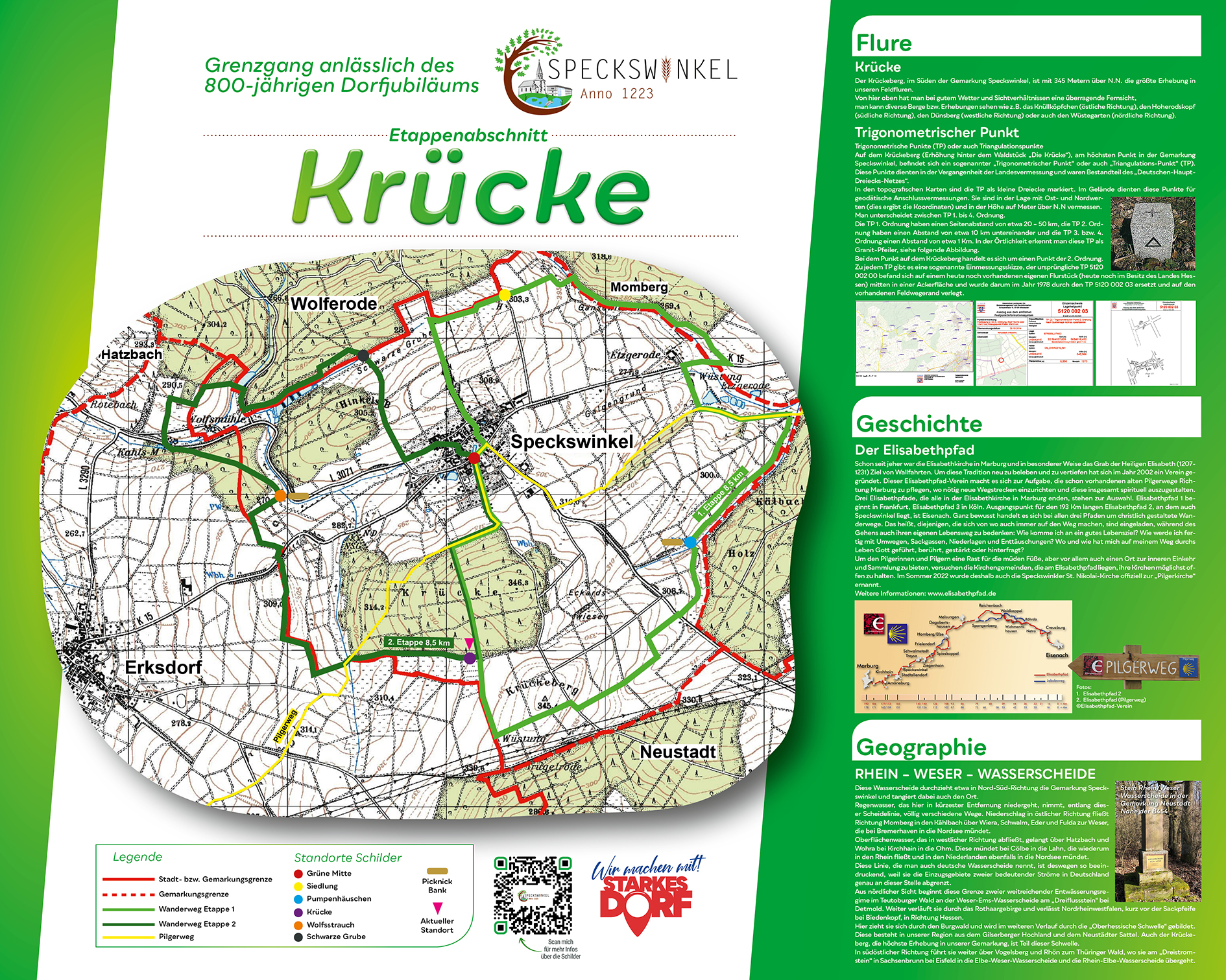 infoschilder grenzgang kruecke